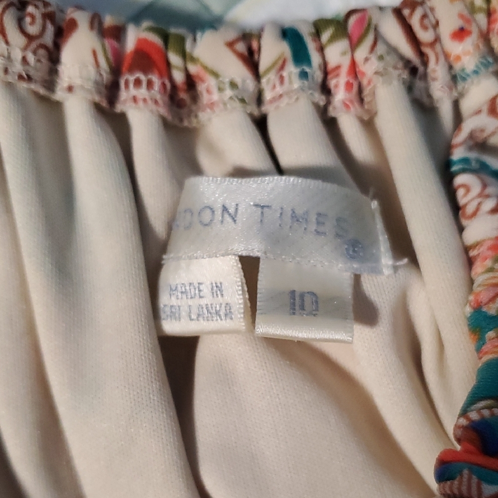 London Times Multicolor Patterned Dress - Picture 3 of 3